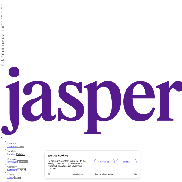 Jasper官网截图