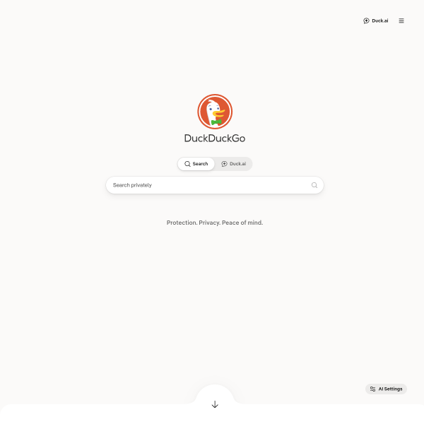 DuckDuckGo官网截图