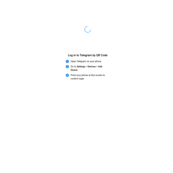 Telegram Web官网截图