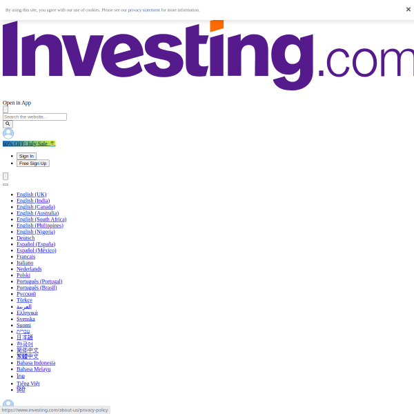 Investing官网截图