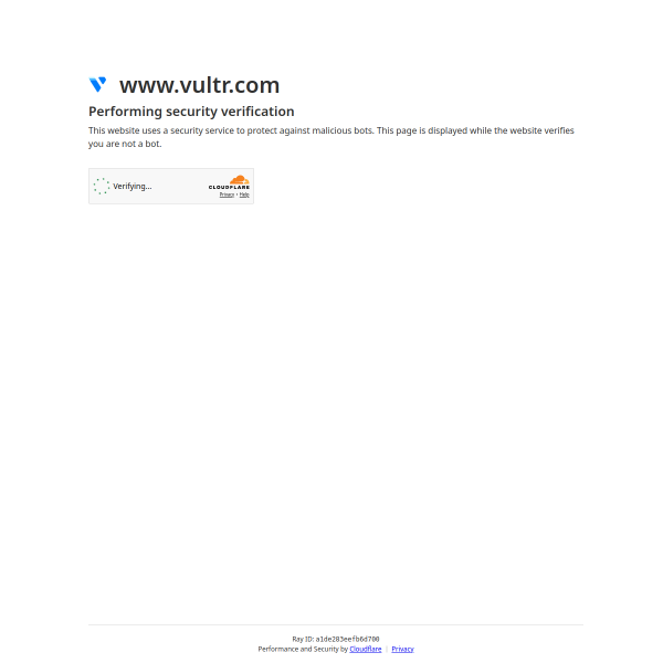 Vultr官网截图