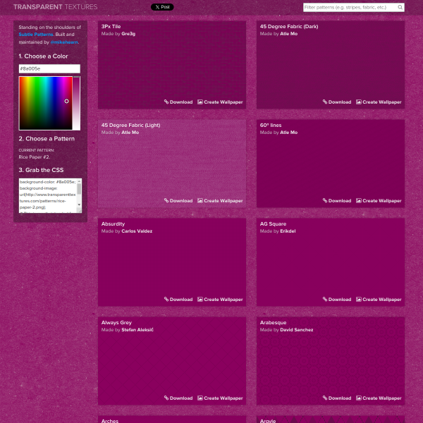 Transparent Textures官网截图