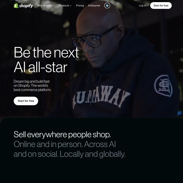Shopify官网截图