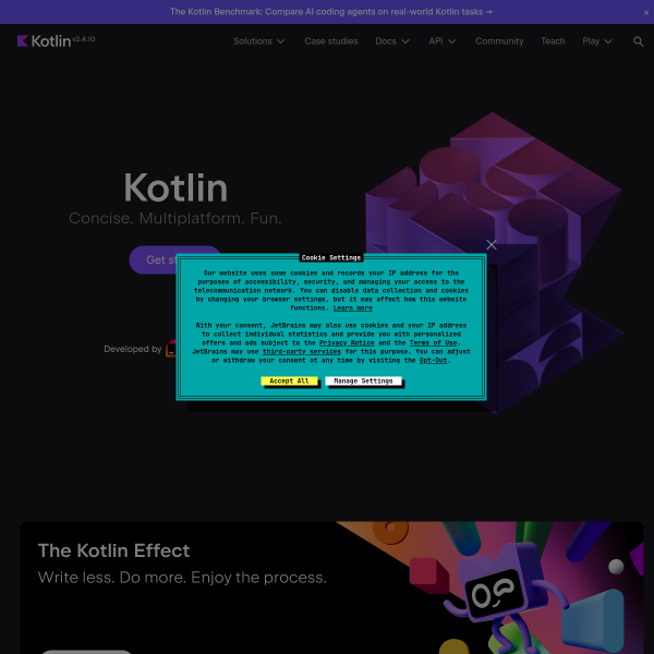 Kotlin官网截图