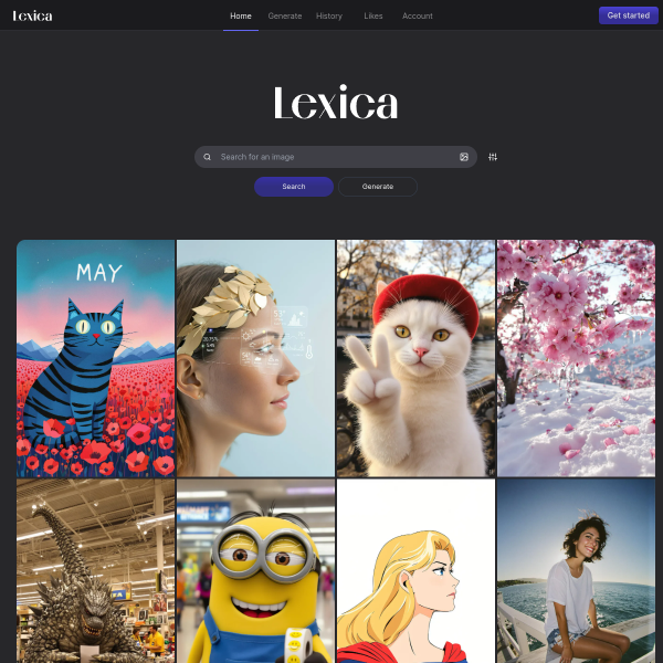 Lexica官网截图