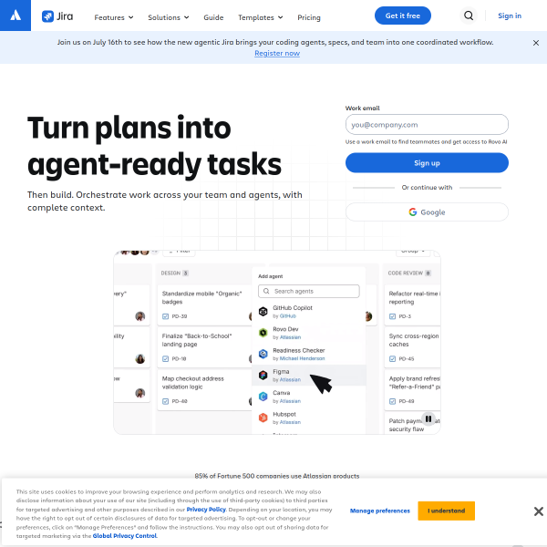 Atlassian官网截图