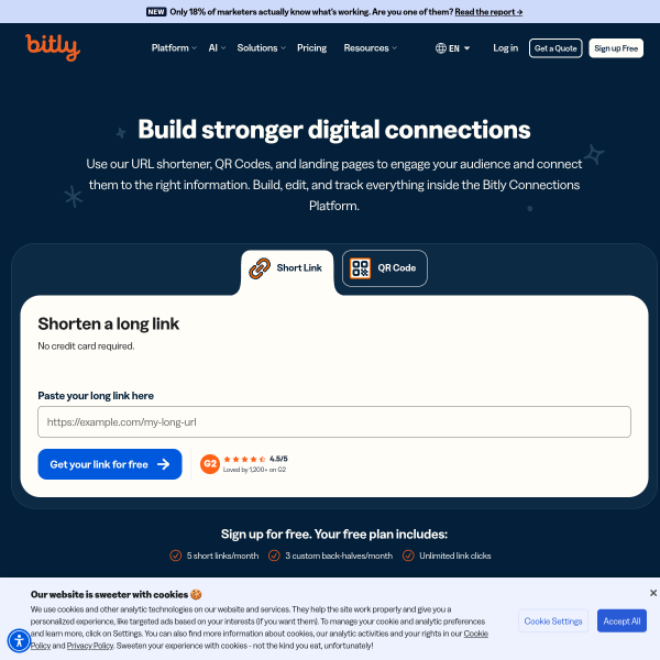 Bitly官网截图