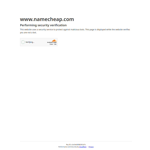 Namecheap官网截图