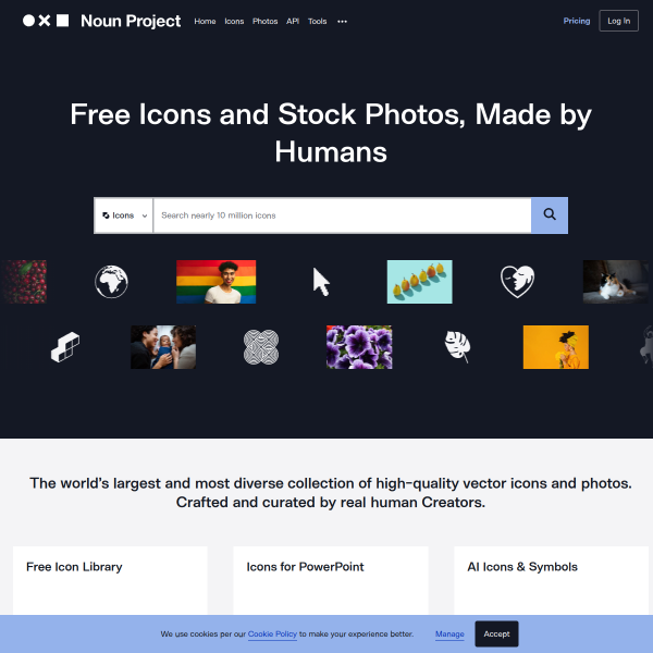 Noun Project官网截图