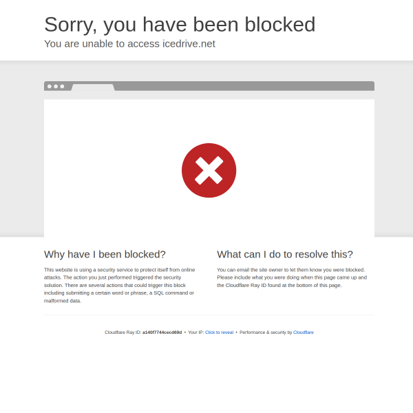 IceDrive官网截图
