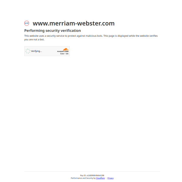 Merriam-Webster官网截图
