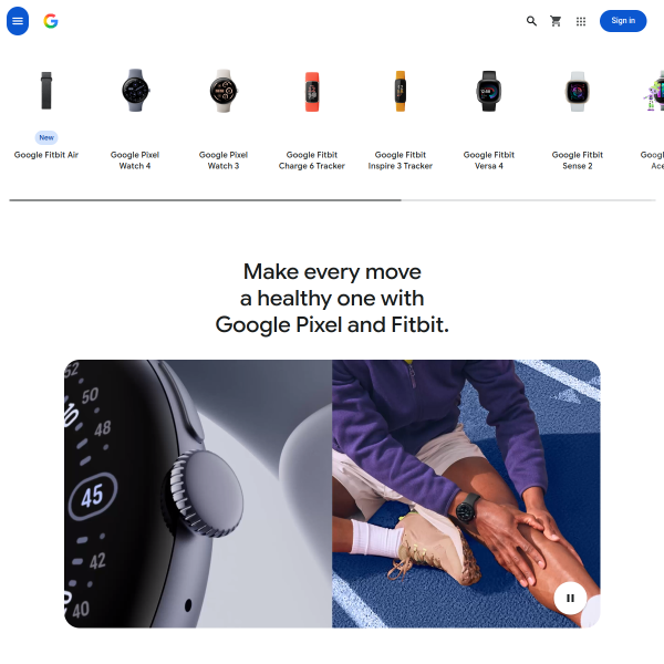 Fitbit官网截图
