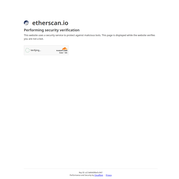 Etherscan官网截图