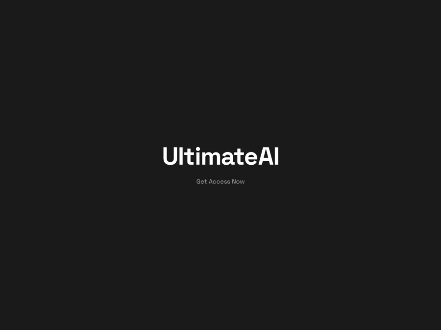 Ultimate AI官网截图