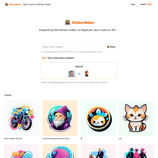 StickerBaker官网截图