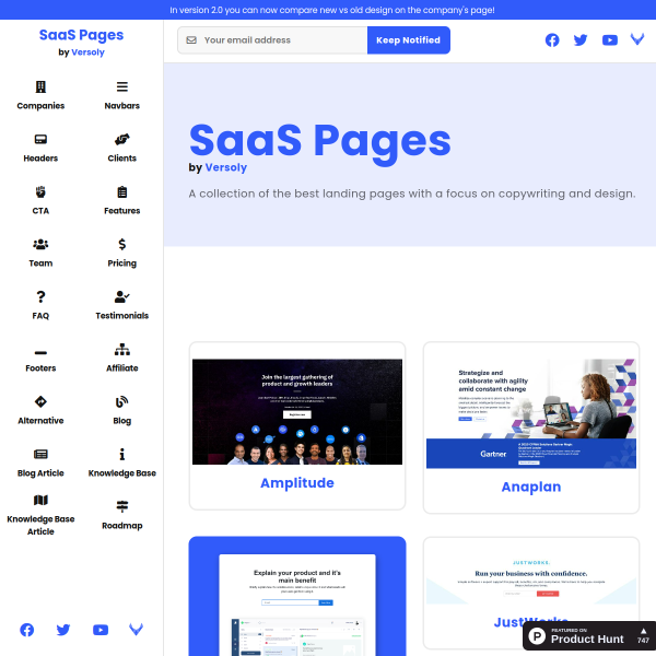SaaS Pages官网截图
