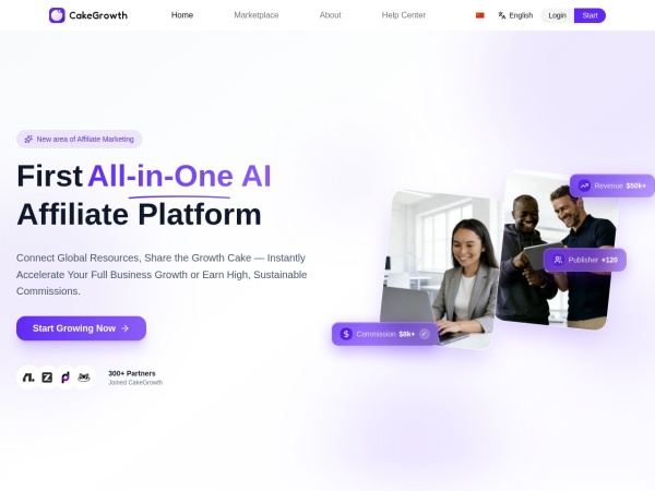 CakeGrowth官网截图