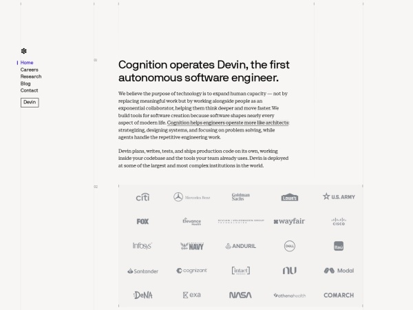 Cognition官网截图