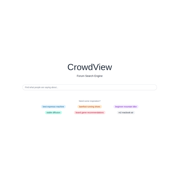 CrowdView官网截图
