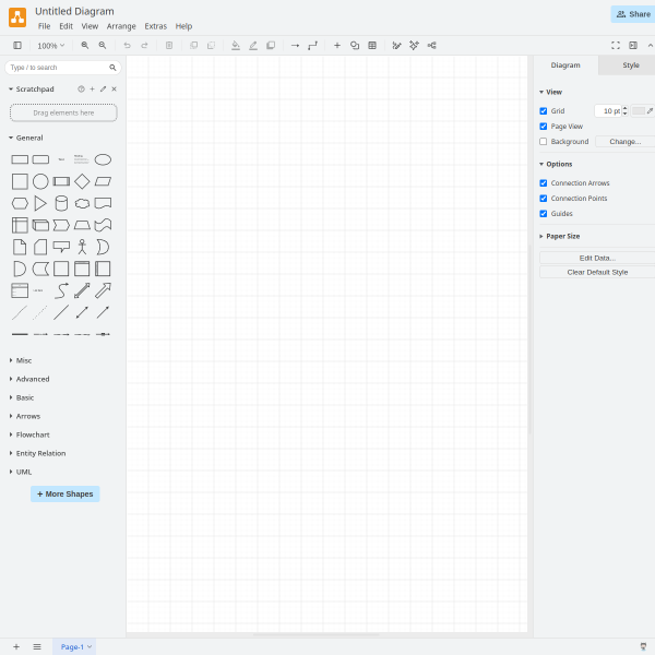 Draw.io官网截图