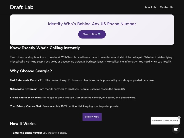DraftLab官网截图