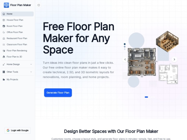Floor Plan Maker官网截图