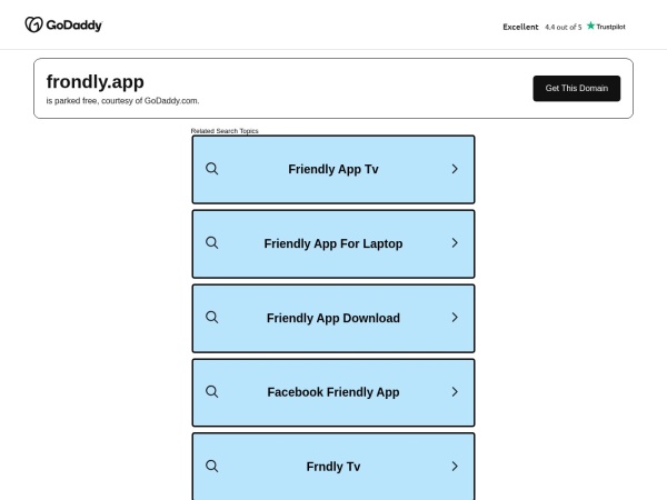 Frondly官网截图