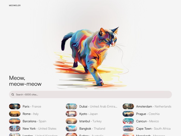 Meoweler官网截图