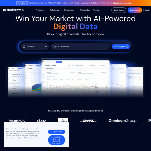 Similarweb官网截图