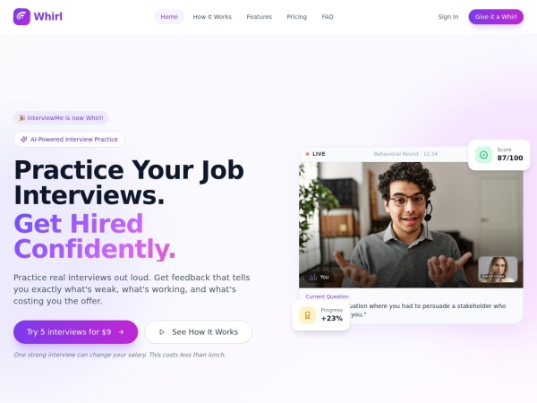 InterviewMe官网截图